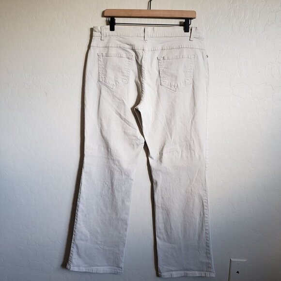 Vintage Soft Surroundings Mid-Rise Straight Leg Pants Stretch Beige Women's XL - Picture 8 of 10